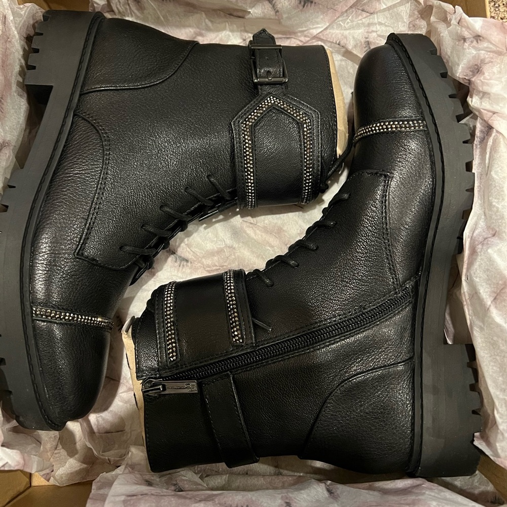 NIB Jessica Simpson black narnia boots size 8 1/2